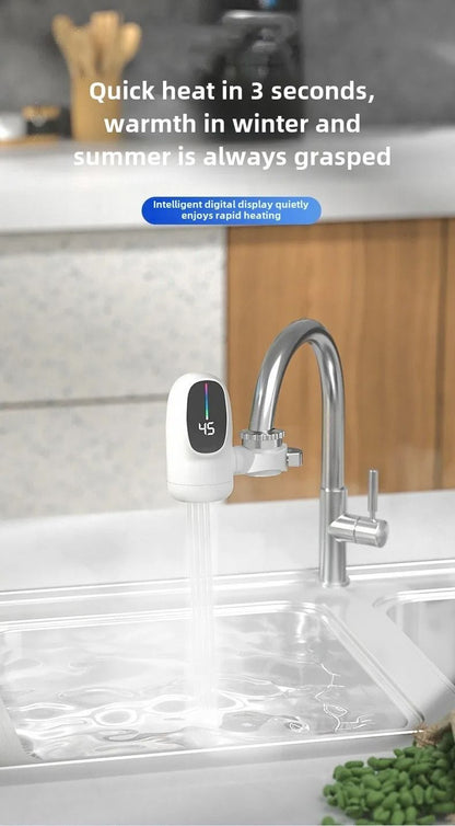 Instant Electric Hot Water Faucet With Temperature Display 4
