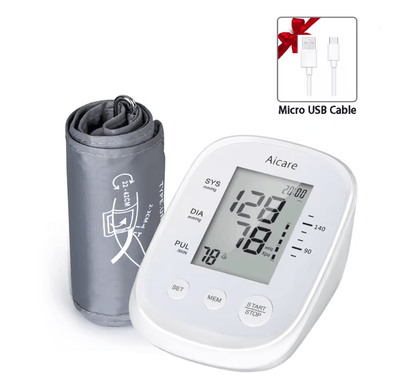 AICARE Blood Pressure Monitor Upper Arm Automatic Tonometer Digital Blood Pressure Meter BP Medical 3