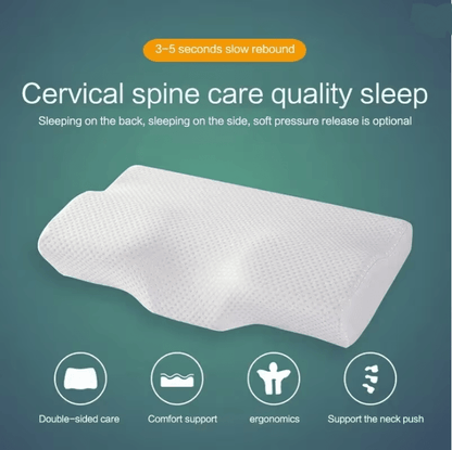 Neck Pillow Slow Rebound Memory Cotton Pillow Cervical Partition Memory Pillow For Antisnoring Neck 5
