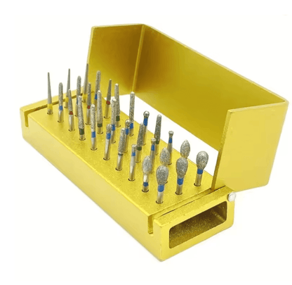 DentPro 30Piece Aluminium Dental Bur Kit 4