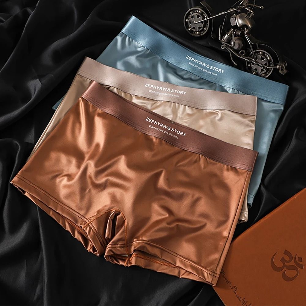 Luxury Ice Silk Breathable Womens Panties 3 Pack 8