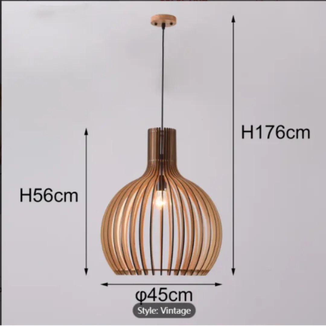 Handmade Rattan Bamboo Ceiling Lamp 5