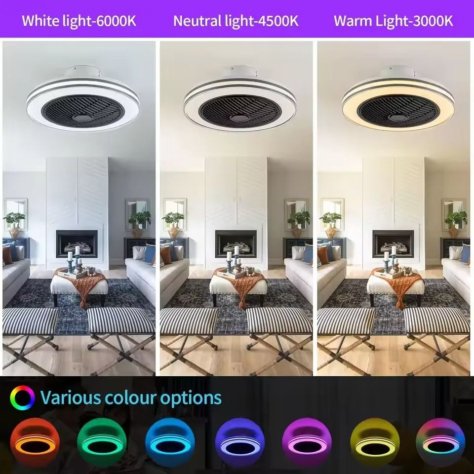Smart LED Ceiling Fan With Bluetooth Speaker 4