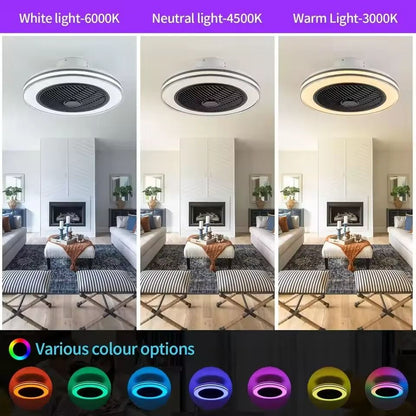 Smart LED Ceiling Fan With Bluetooth Speaker 4