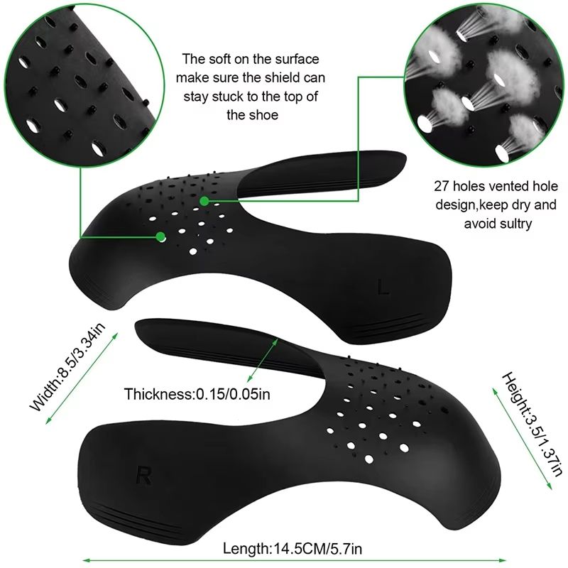 CreaseGuard Pro Shoe Protector  AntiCrease Toe Shield  Sneaker Support For LongLasting Shape 1