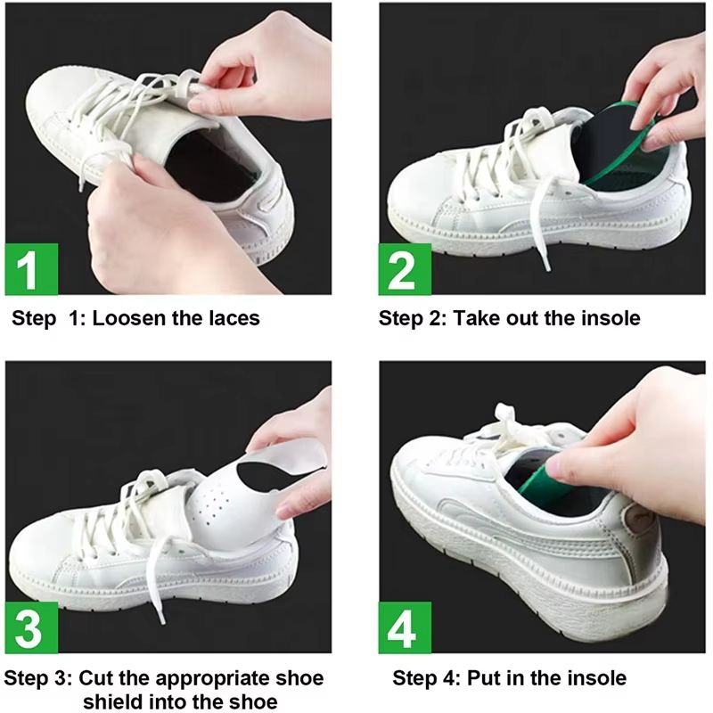 CreaseGuard Pro Shoe Protector  AntiCrease Toe Shield  Sneaker Support For LongLasting Shape 5