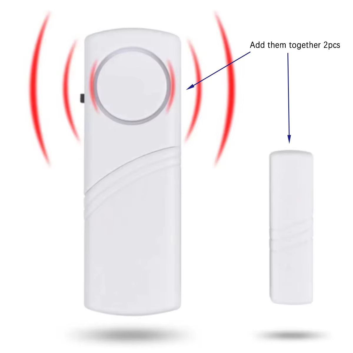 Wireless Door And Window Magnetic Sensor Alarm  2Pack Home Security Detectors 3
