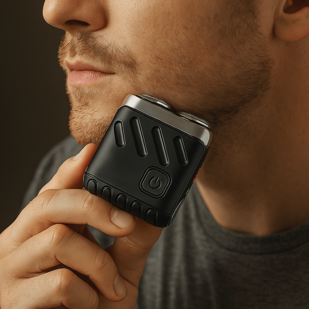 Mini Electric Smart Shaver Dual Blade Rechargeable Beard Trimmer With Digital Display 5