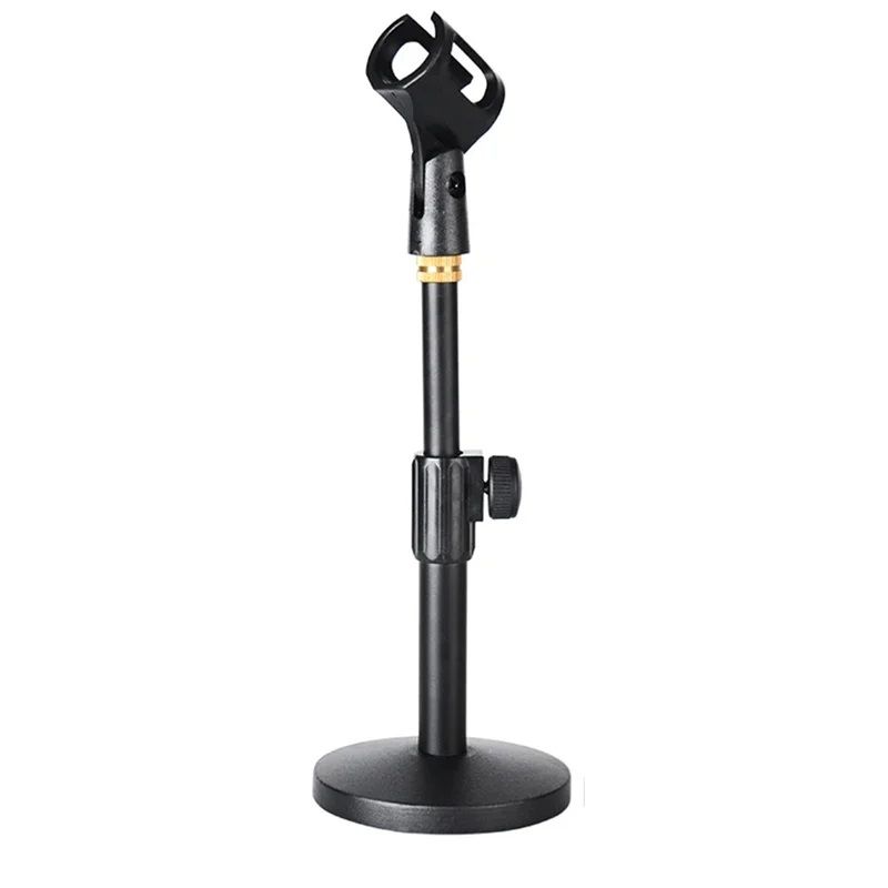 Professional Pedestal Mic Stand Portable Microphone Bracket Adjustable Desk Holder Speech Live Fixi 7