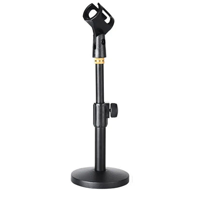 Professional Pedestal Mic Stand Portable Microphone Bracket Adjustable Desk Holder Speech Live Fixi 7
