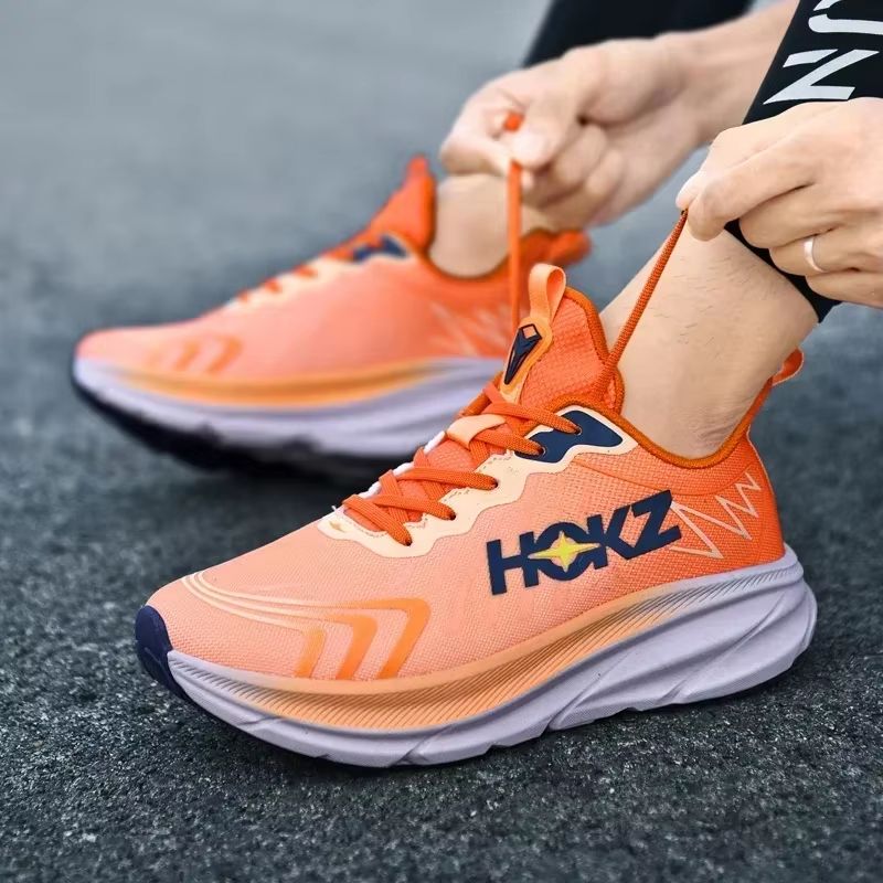 Lightweight Carbon Plate Air Cushion Running Shoes For Men  Women Soft Chunky Sneakers For Outdoor  7