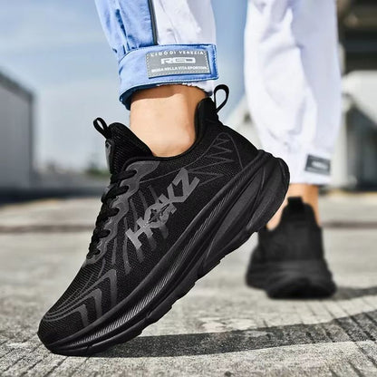 Lightweight Carbon Plate Air Cushion Running Shoes For Men  Women Soft Chunky Sneakers For Outdoor  5