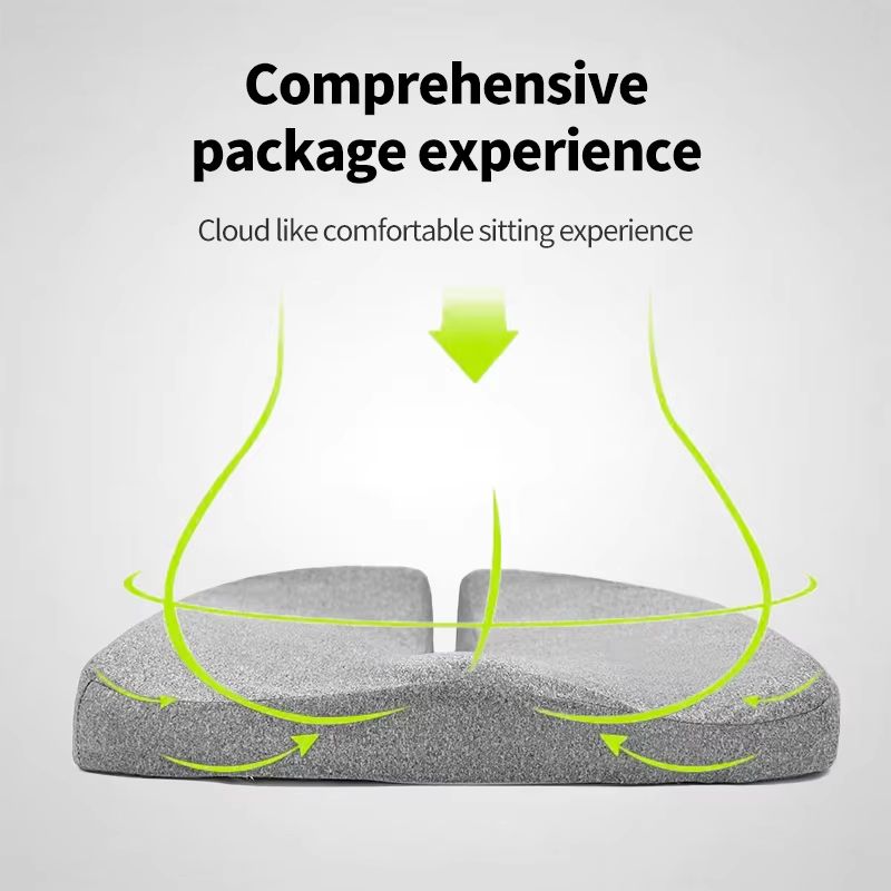 Orthopedic Memory Foam Seat Cushion  Tailbone  Sciatica Pain Relief For Office Chair And Car 2