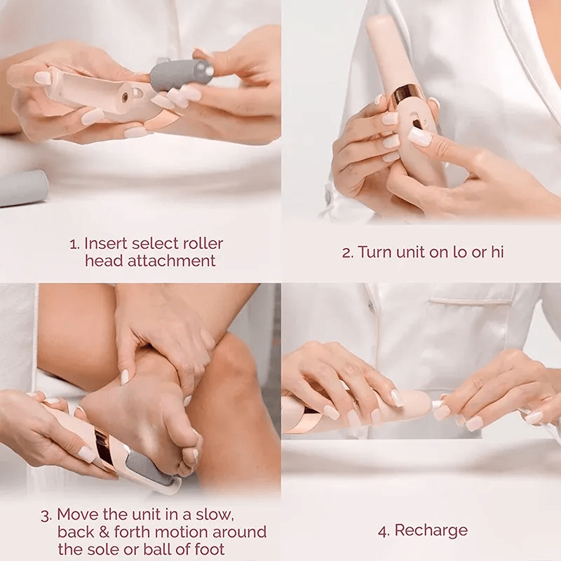 Professional Electric Pedicure Tool Film Foot Dead Skin Callus Remover Feet Exfoliator Pumice Stone 9