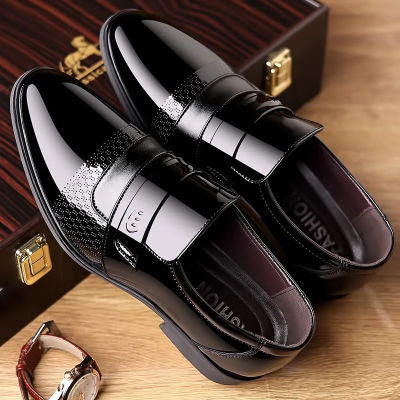 Handcrafted Luxury Mens Leather Shoes Retro Carved LaceUp Brogue Oxford Wedding  Office Dress Shoes 2