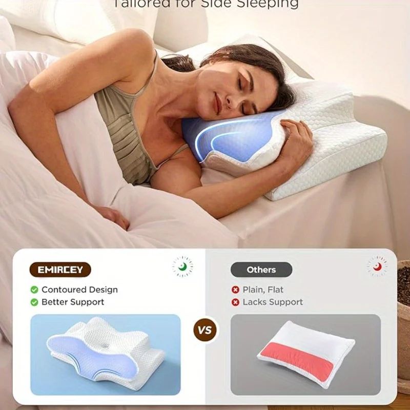 Ergonomic Butterfly Memory Foam Pillow For Neck And Shoulder Support 3