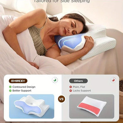 Ergonomic Butterfly Memory Foam Pillow For Neck And Shoulder Support 3