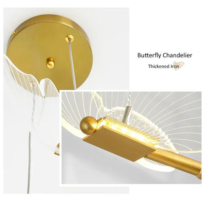 LED Butterfly Pendant Light For Modern Home Decoration 3
