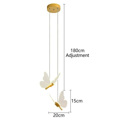 LED Butterfly Pendant Light For Modern Home Decoration 6