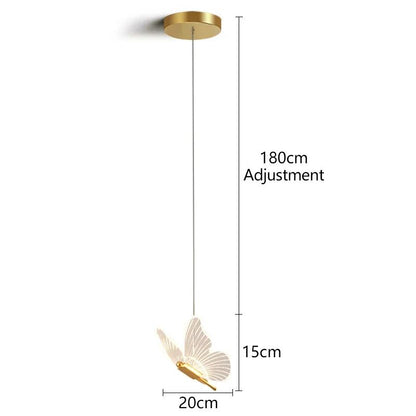 LED Butterfly Pendant Light For Modern Home Decoration 7