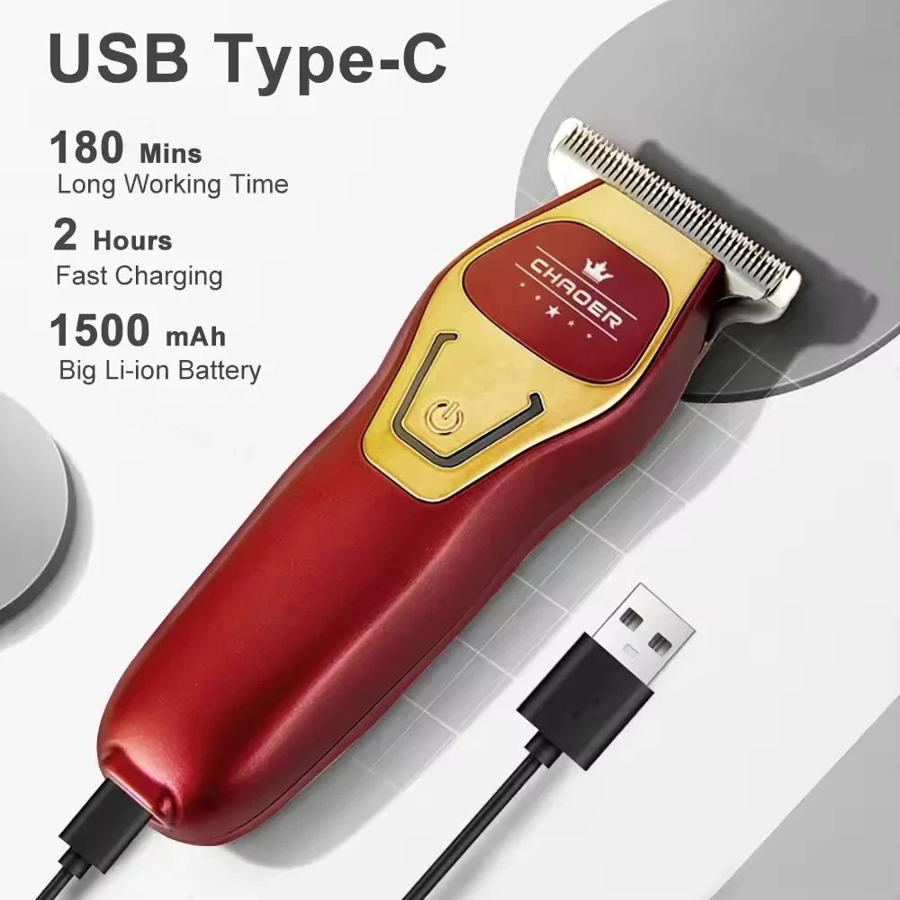Mini Portable Electric Hair Trimmer Rechargeable Precision Hair Clipper 1