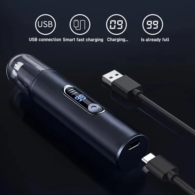 TrimEase Mini Pocket Nose Hair Trimmer For Men And Women Waterproof Painless Grooming Tool 2