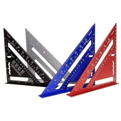 Aluminium Alloy 7 Inch Triangle Angle Ruler Speed Square for Carpentry