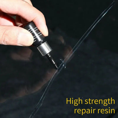 Nano Glass Repair Kit For Windshield Chips And Cracks 5 Piece Set 6