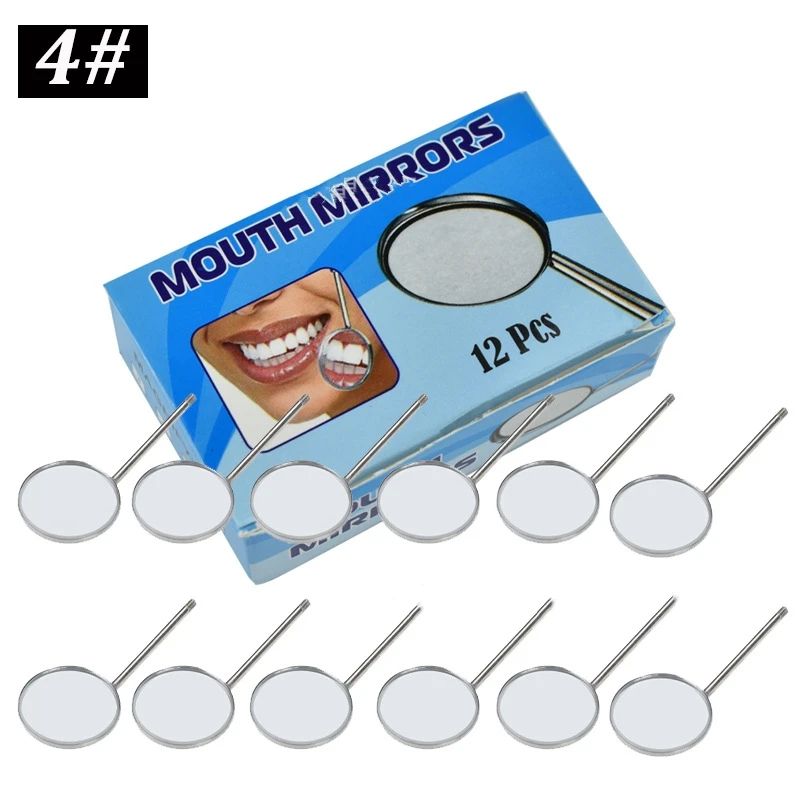 Stainless Steel Dental Mouth Mirror Set For Professional Oral Examination 2