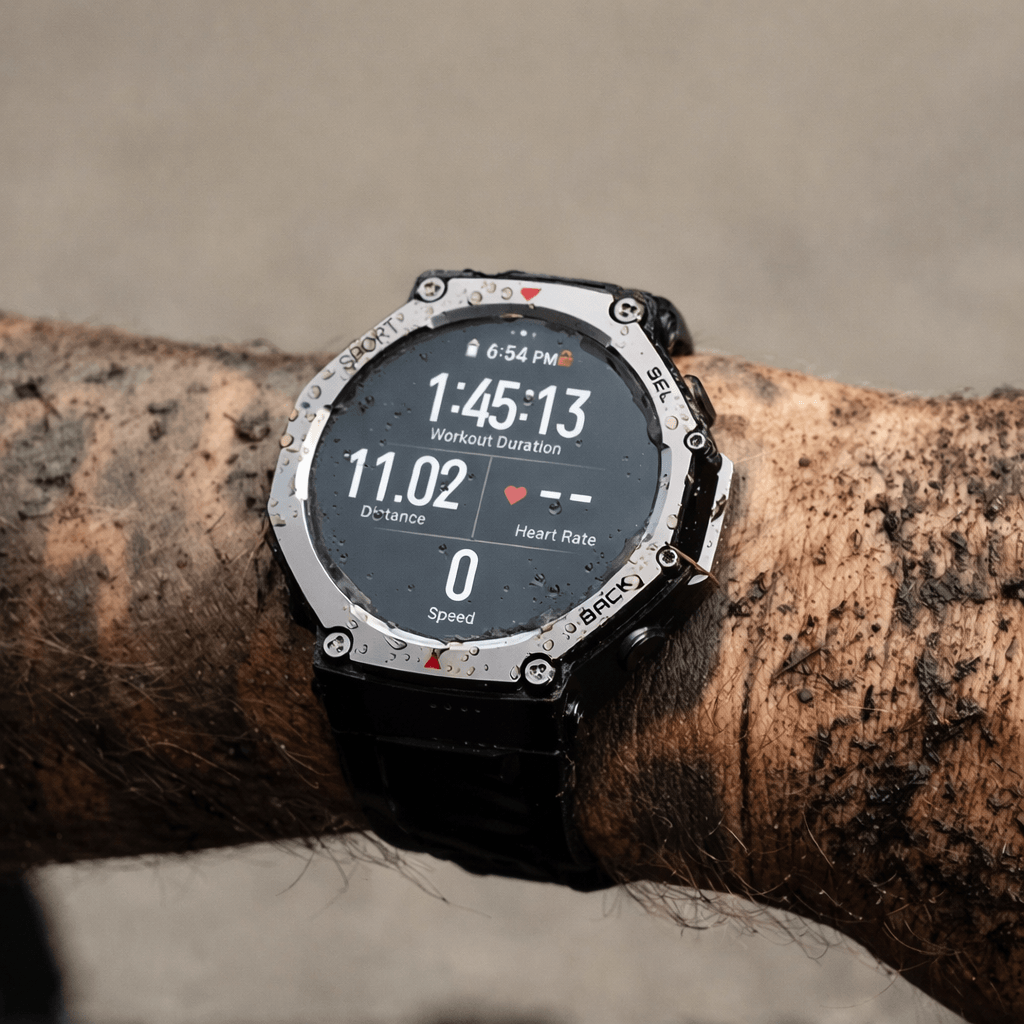 Military Smartwatch with Bluetooth Calling, Built-in GPS, Compass, Altimeter & 10ATM Waterproof Sports Watch for Men's