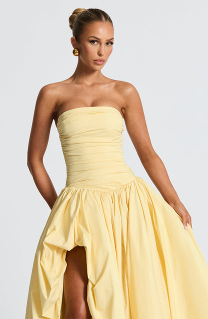 Jillian Maxi Dress Lemon