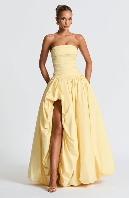 Jillian Maxi Dress Lemon