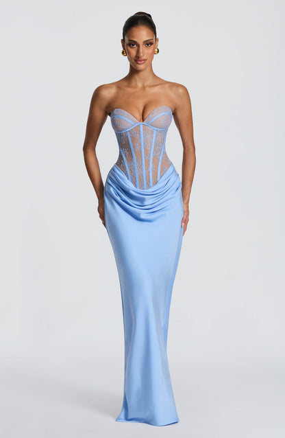Kathleen Maxi Dress Powder Blue