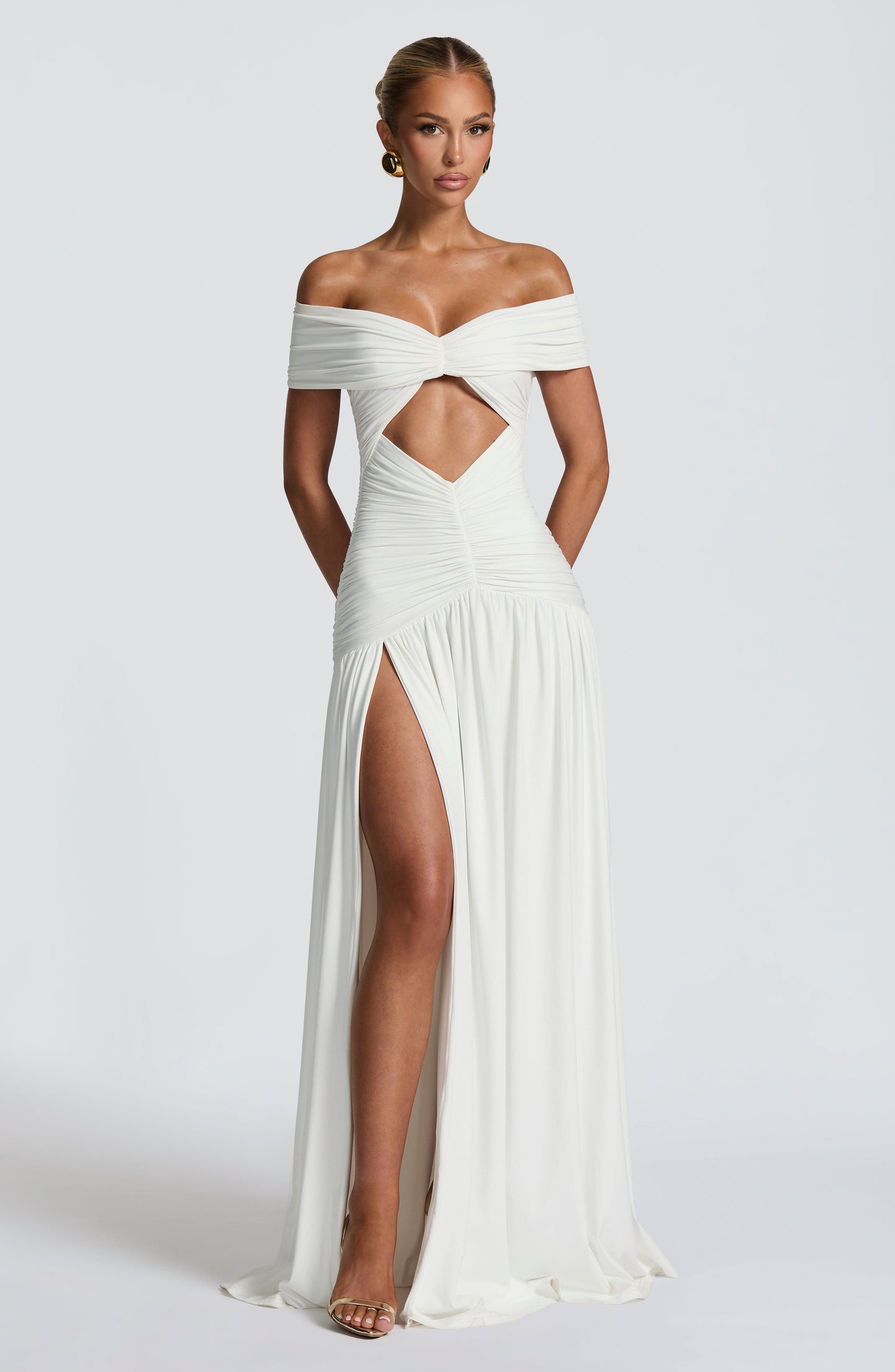 Kathryn Maxi Dress White