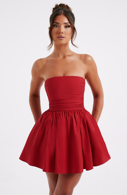 Katrina Mini Dress Red