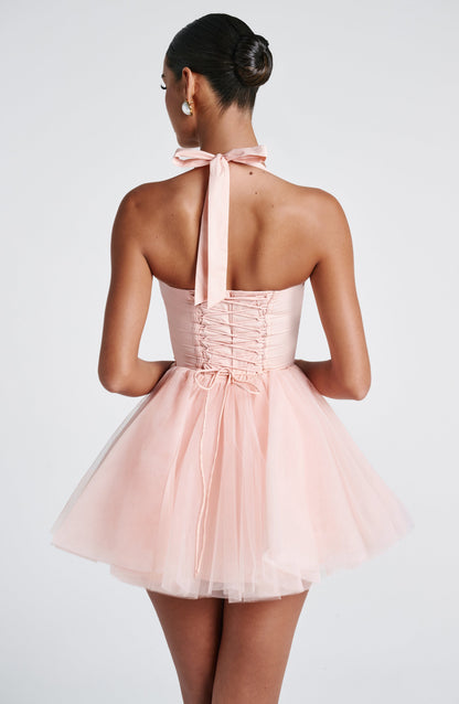 Keely Mini Dress Soft Peach