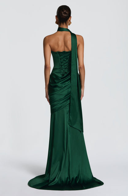 Kensington Maxi Dress Emerald