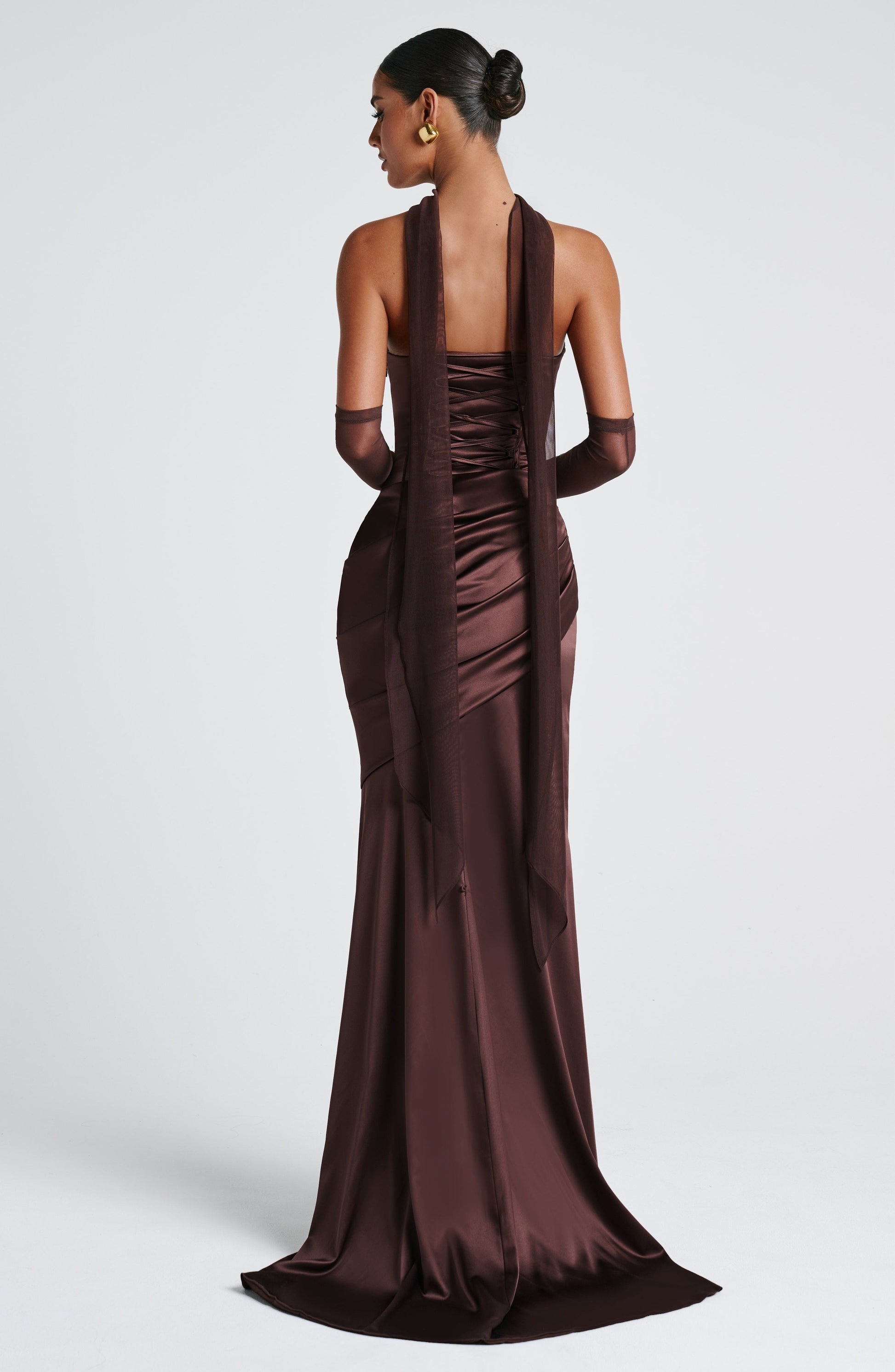 Kensington Maxi Dress Plum Brown