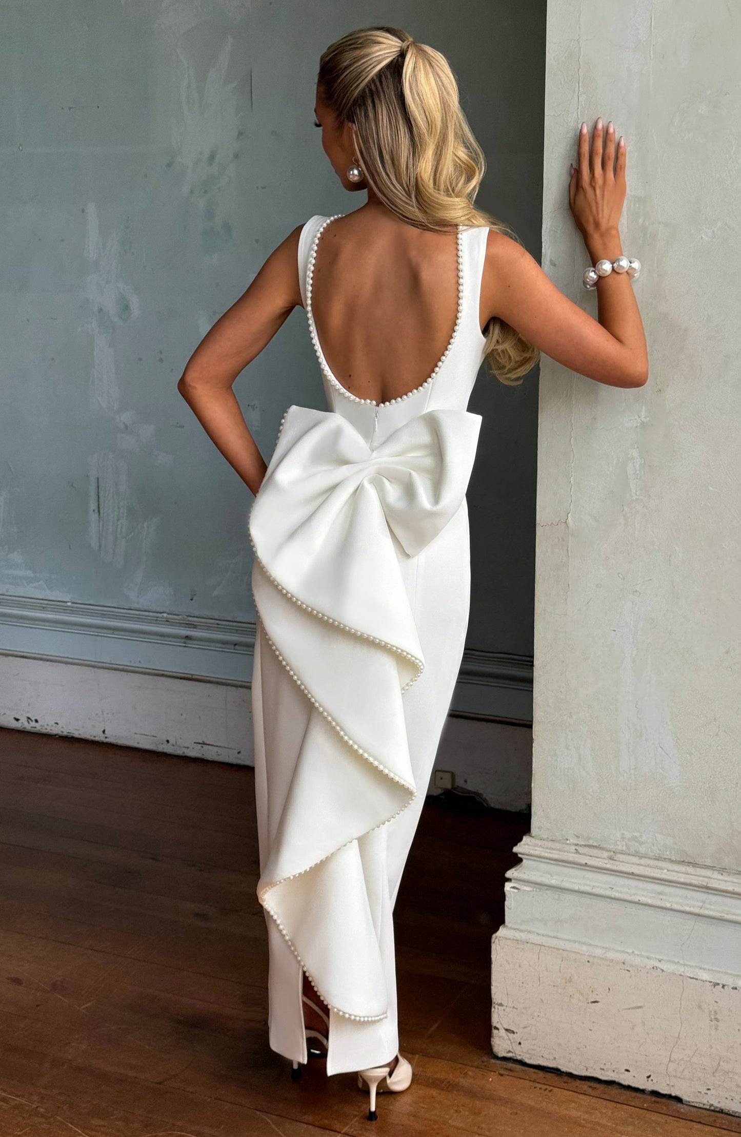 Lana Midaxi Dress Ivory
