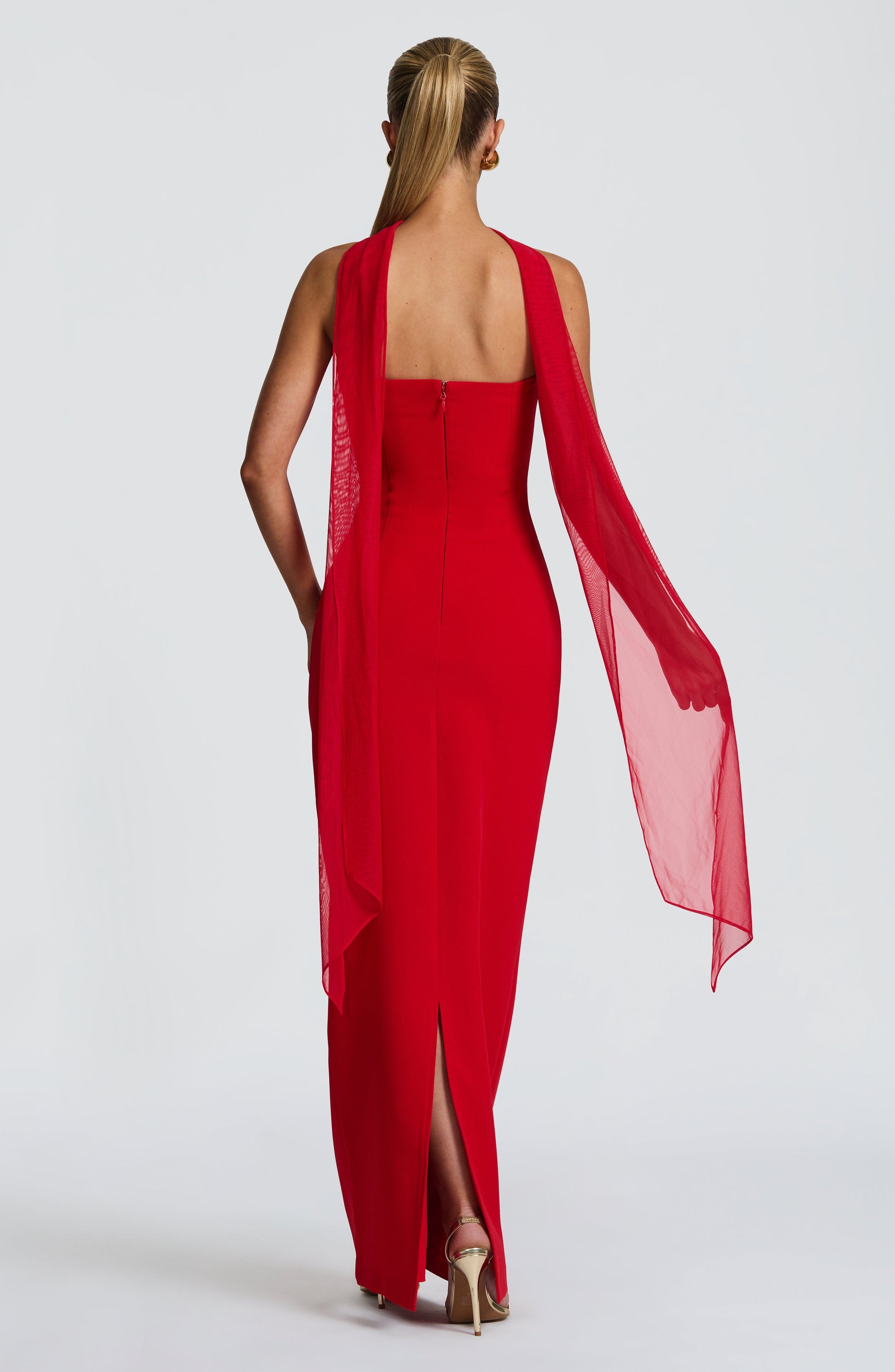 Lindsey Maxi Dress Red