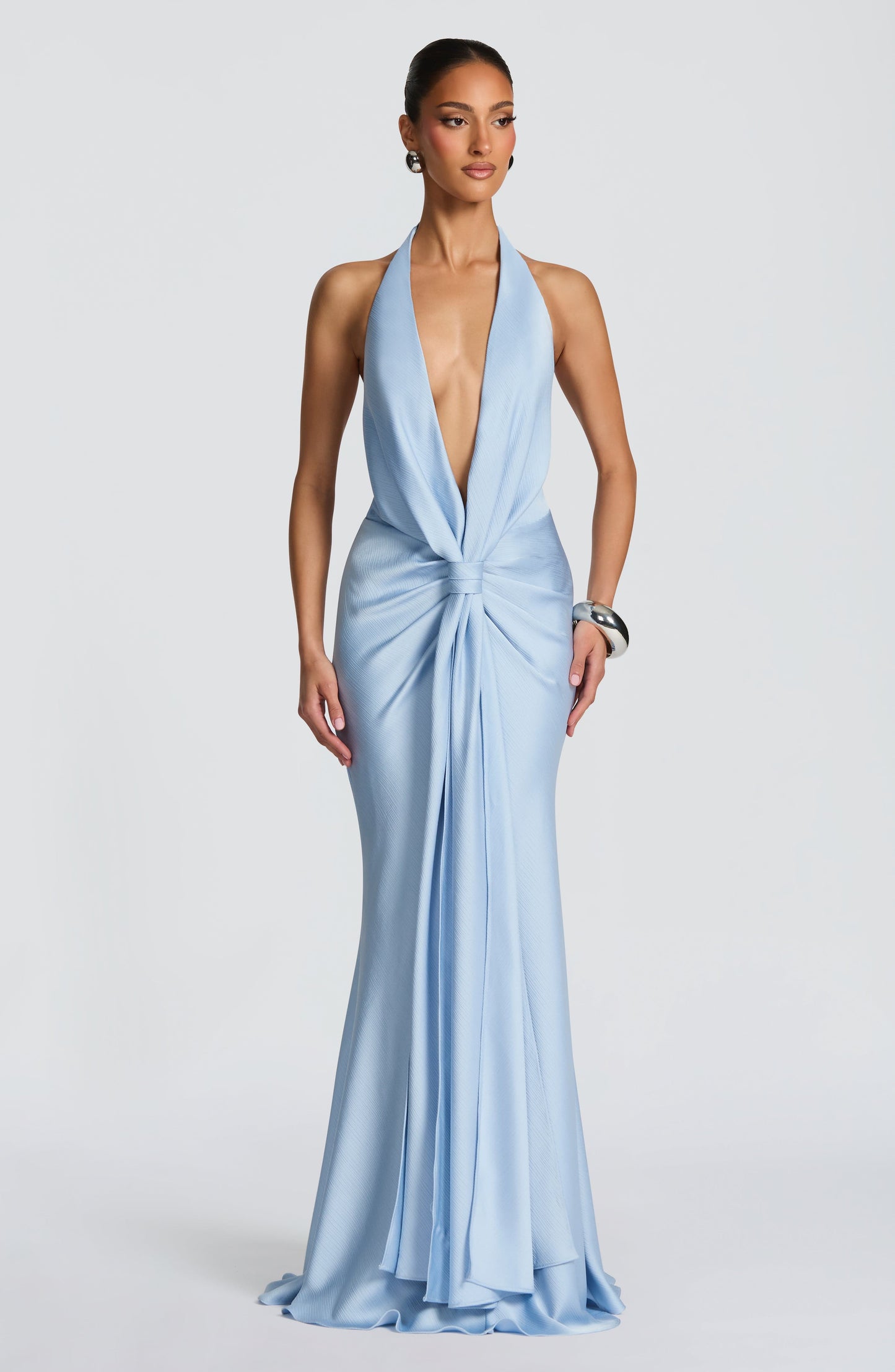 Linette Gown Glacier Blue