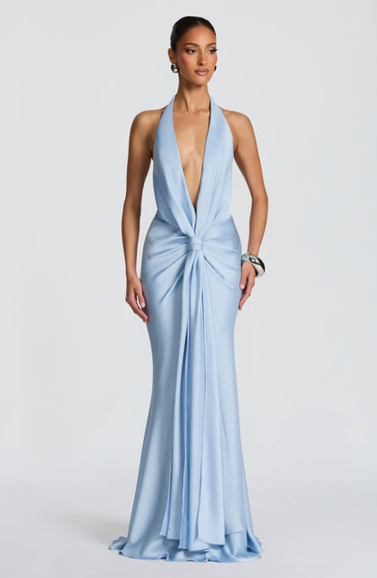 Linette Gown Glacier Blue