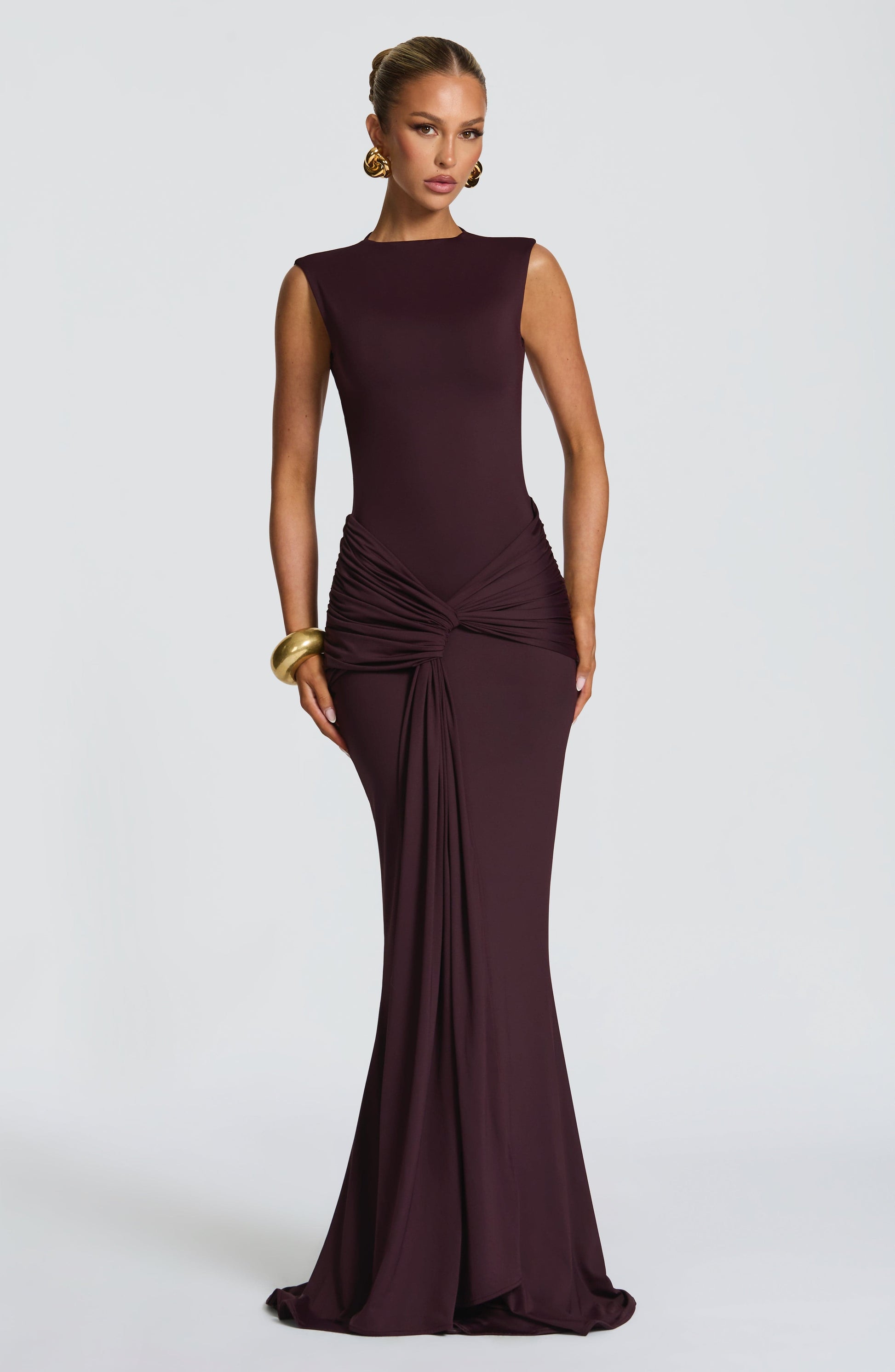 Lorenza Maxi Dress Plum