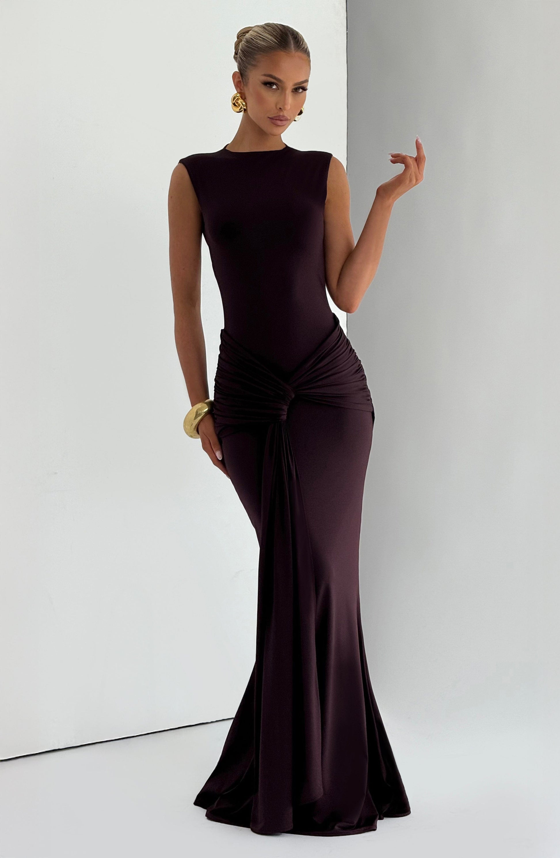 Lorenza Maxi Dress Plum