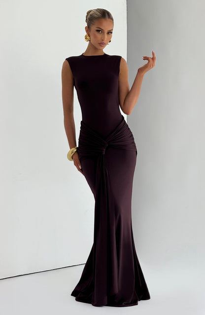Lorenza Maxi Dress Plum