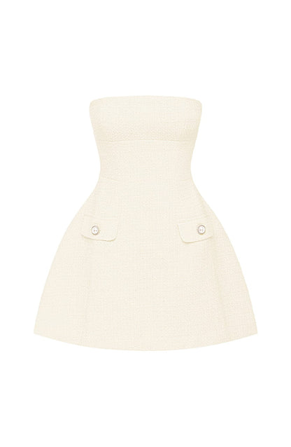 Lottie Mini Dress Ivory