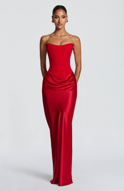 Maggie Maxi Dress Red