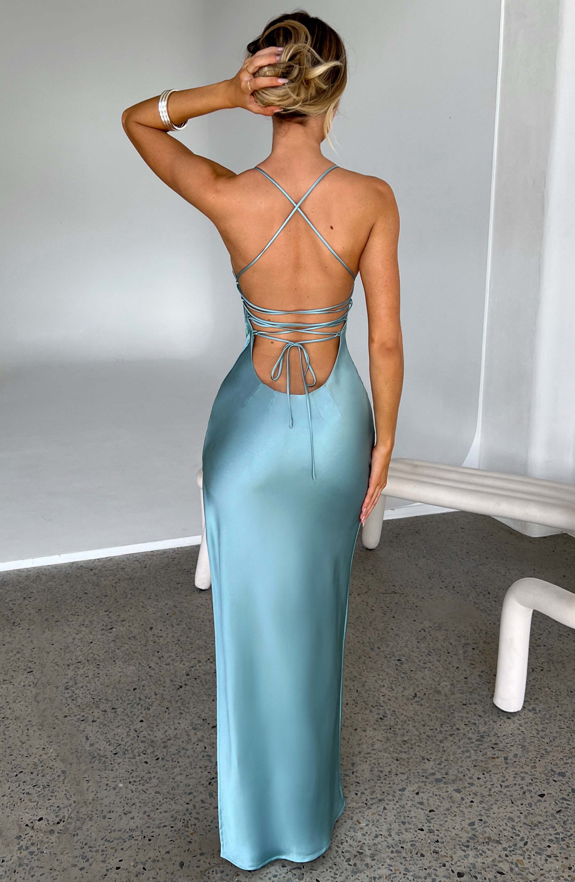 Makalita Maxi Dress Turquoise