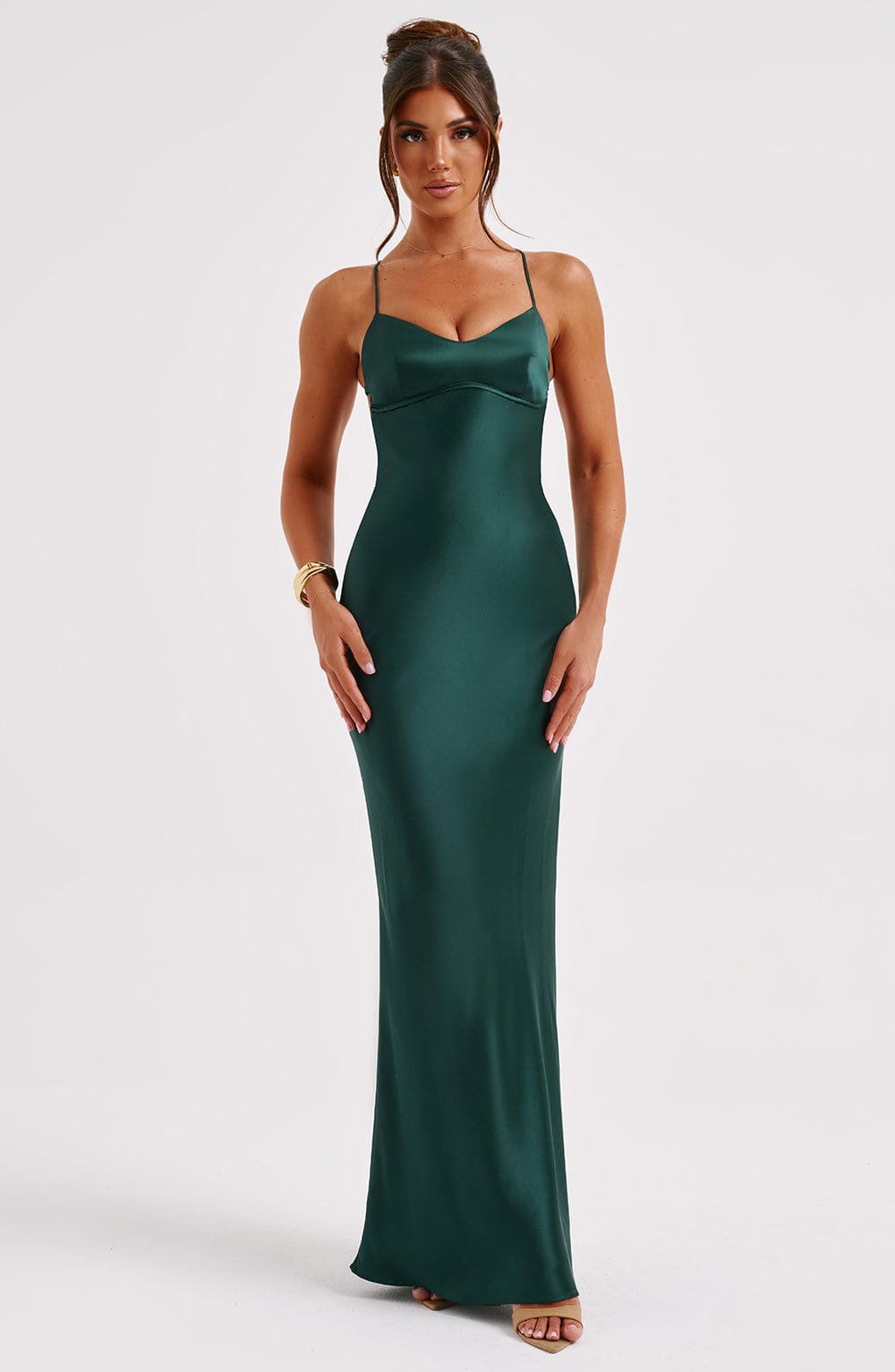 Malika Maxi Dress Emerald