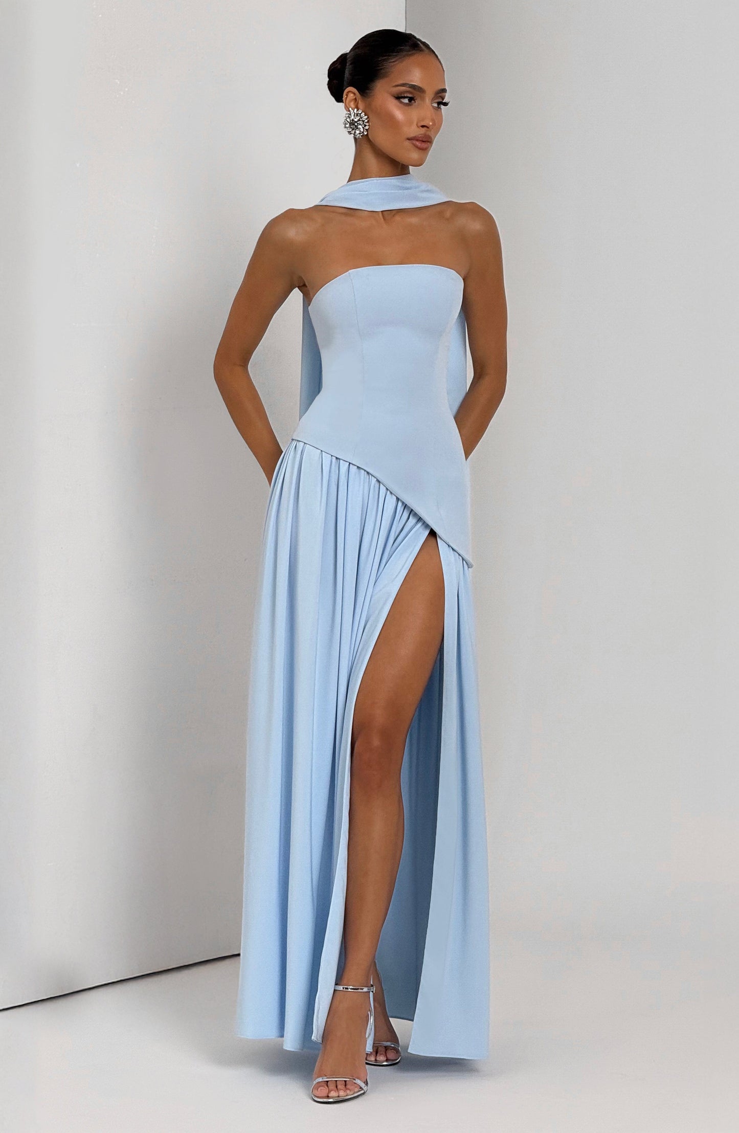 Maliyah Maxi Dress Baby Blue